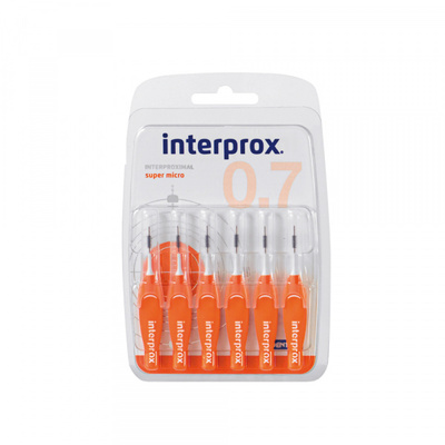Міжзубні щітки Dentaid Interprox 4G Super Micro, 0,7 мм, 6 шт