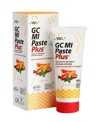 Крем для зубів GC MI Paste Plus для ремінералізації Тутті-Фрутті, 35 мл