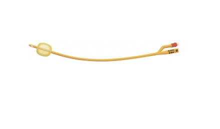 Катетер урологический Rusch Gold тип Фолея 20 Fr, 2-ходовой, баллон 30-50 мл, 1 штука