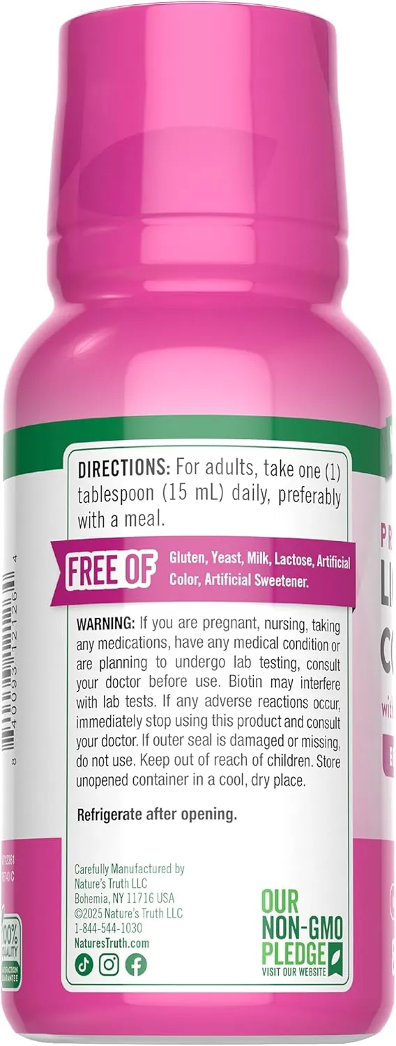 Колаген Nature's Truth Liquid Collagen смак ягід, 237 мл