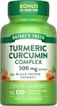 Куркума та куркумін комплекс Nature's Truth Turmeric Curcumin Complex, 120 капсул швидкого вивільнення