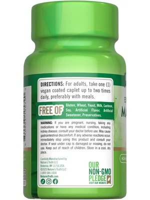 Магній Nature's Truth Magnesium 250 мг, 100 каплет