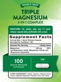 Магній Nature's Truth Triple Magnesium Complex потрійний комплекс, 100 капсул швидкого вивільнення
