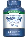 Магній гліцинат Nature's Truth Magnesium Glycinate, 60 м'яких капсул швидкого вивільнення
