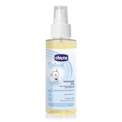 Масло детское массажное Chicco Natural Sensation с распылителем (07454.10), 100 мл