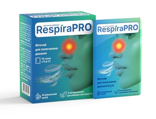 Фиточай RespiraPro порошок по 6 г №10 в саше