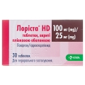 Лориста HD таблетки, п/плен. обол. по 100 мг/25 мг №30 (10х3)