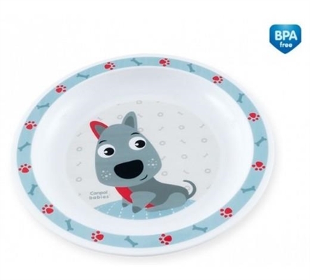 Тарелка Canpol babies Smile пластиковая, 4/411