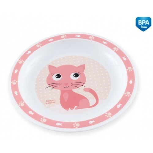 Тарелка Canpol babies Smile пластиковая, 4/411