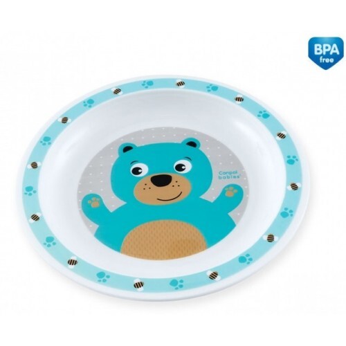 Тарелка Canpol babies Smile пластиковая, 4/411