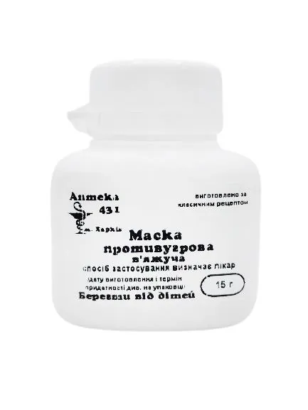 Маска противугрова в'яжуча Аптека №431, 15 г