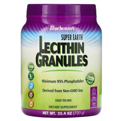 Лецитин Bluebonnet Nutrition Super Earth Lecithin в гранулах, 720 г