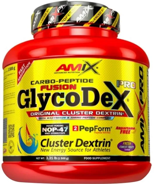 Гейнер Amix Nutrition GlycoDex Pro лісові ягоди, 1500 г