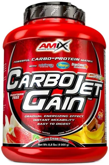 Гейнер Amix Nutrition CarboJet Gain полуниця, 4000 г