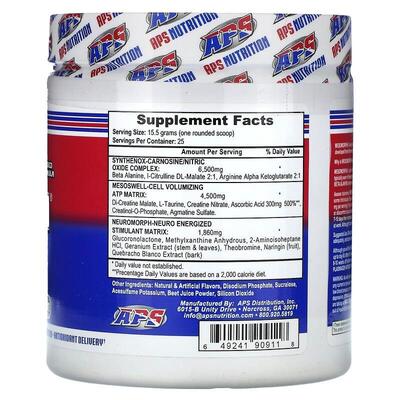 Предтренировочный комплекс APS Nutrition Mesomorph арбуз, 388 г