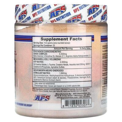 Передтренувальний комплекс APS Nutrition Mesomorph Сніжне Морозиво, 388 г