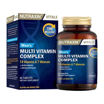 Мультивітамін Мінерал для чоловіків Nutraxin Mens Multi Vitamin Complex, 60 таблеток