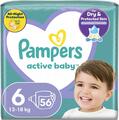 Подгузники детские Pampers Active Baby размер 6, 13-18 кг, 56 шт
