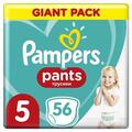 Подгузники-трусики Pampers Pants детские размер 5, 12-17 кг, 56 шт