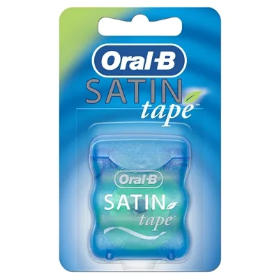 Зубна нитка Oral-B Satin Tape м'ятна, 25 м