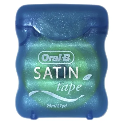Зубна нитка Oral-B Satin Tape м'ятна, 25 м