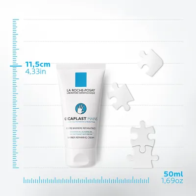 Крем для рук La Roche-Posay Cicaplast бар'єрний відновлюючий пошкоджену шкіру, 50 мл