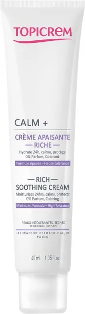 Крем для обличчя Topicrem Calm+ насичений заспокійливий, 40 мл