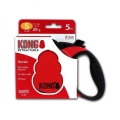 Поводок-рулетка KONG Terrain для собак до 20 кг, 5 м, красный