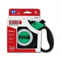Повідок-рулетка KONG Reflect для собак до 30 кг, 5 м, зелений