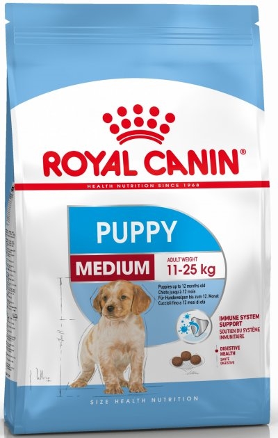 Корм сухой для щенков Royal Canin Medium Puppy средних пород до 12 месяцев, 1 кг