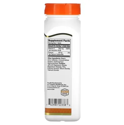Вітамін С 21st Century Vitamin С 500 мг, 250 таблеток