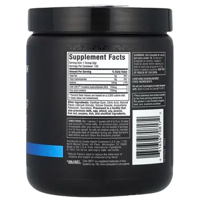Креатин MuscleTech Cell Tech CREACTOR Creatine HCl + Free-Acid Creatine без ароматизаторів, 235 г