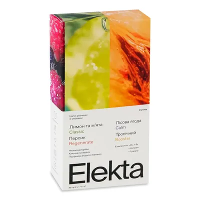 Напій розчинний Elekta Mix 8 з електролітами, 8 х 5 г