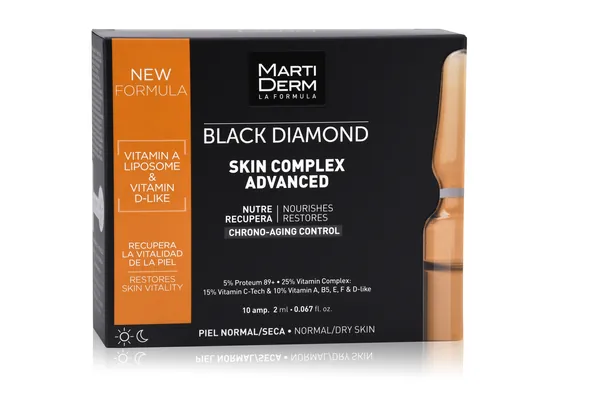 Ампули MartiDerm Black Diamond Skin Complex Advanced, 10 штук по 2 мл