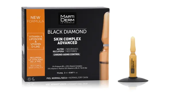 Ампули MartiDerm Black Diamond Skin Complex Advanced, 10 штук по 2 мл