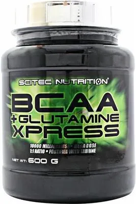 Амінокислоти Scitec Nutrition BCAA + Glutamine Xpress, лайм, 600 г