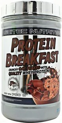Суміш протеїнова Scitec Nutrition Protein Breakfast з вівсяними пластівцями, шоколадний брауні, 700 г