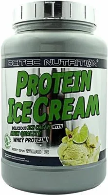 Суміш протеїнова Scitec Nutrition Protein Ice Cream для приготування морозива, ваніль-лайм, 1250 г