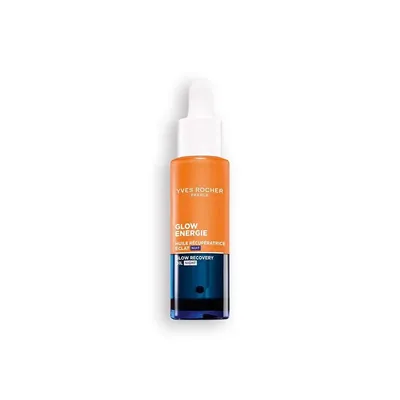 Олія для обличчя Yves Rocher Glow Energie відновлювальна з екстрактом настурції нічна, 30 мл