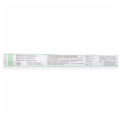Катетер урологічний Medicare Nelaton Catheter типу Нелатон чоловічий, 18 Fr, червоний, 1 штука
