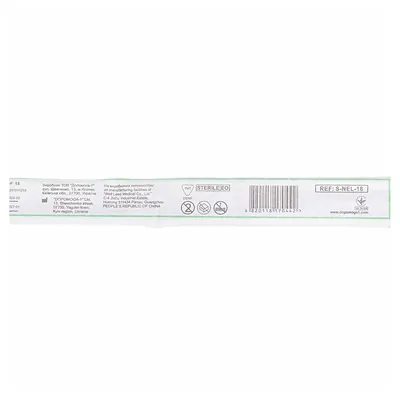 Катетер урологічний Medicare Nelaton Catheter типу Нелатон чоловічий, 18 Fr, червоний, 1 штука