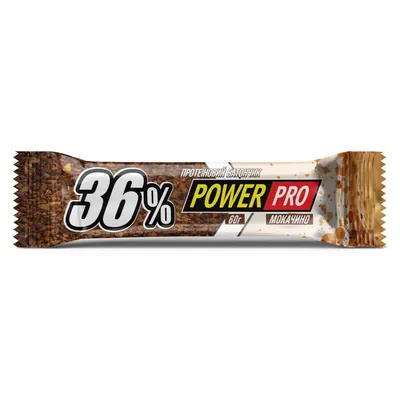 Батончик протеїновий Power Pro 36% мокачино, 60 г