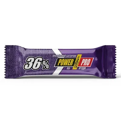 Батончик протеїновий Power Pro 36% чорниця, 60 г