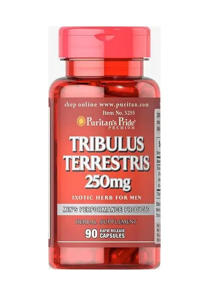 Трибулус Puritan's Pride Tribulus Terrestris 250 мг, 90 капсул