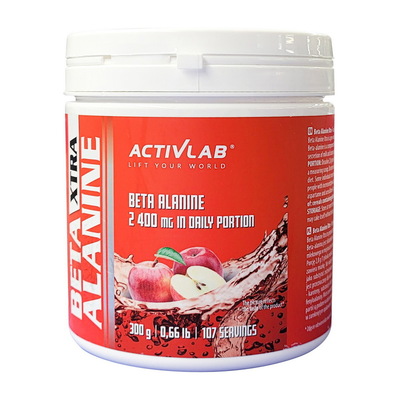 Аминокислота Activlab Beta Alanine Xtra apple, 300 г