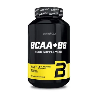 Амінокислоти Biotech BCAA + B6, 200 таблеток