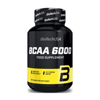 Аминокислоты Biotech BCAA 6000, 100 таблеток