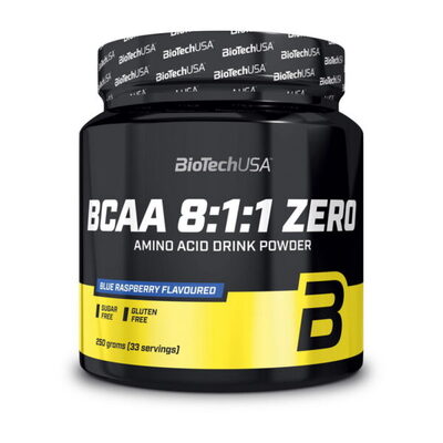 Аминокислоты Biotech BCAA 8:1:1 ZERO blue raspberry, 250 г