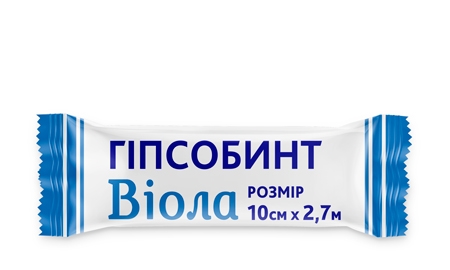 Бинт гипсовый Виола 10 см х 2,7 м