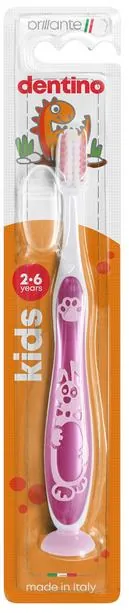 Зубна щітка дитяча Brillante Dentino Kids м'яка від 2 до 6 років